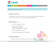 Tablet Screenshot of leati.com